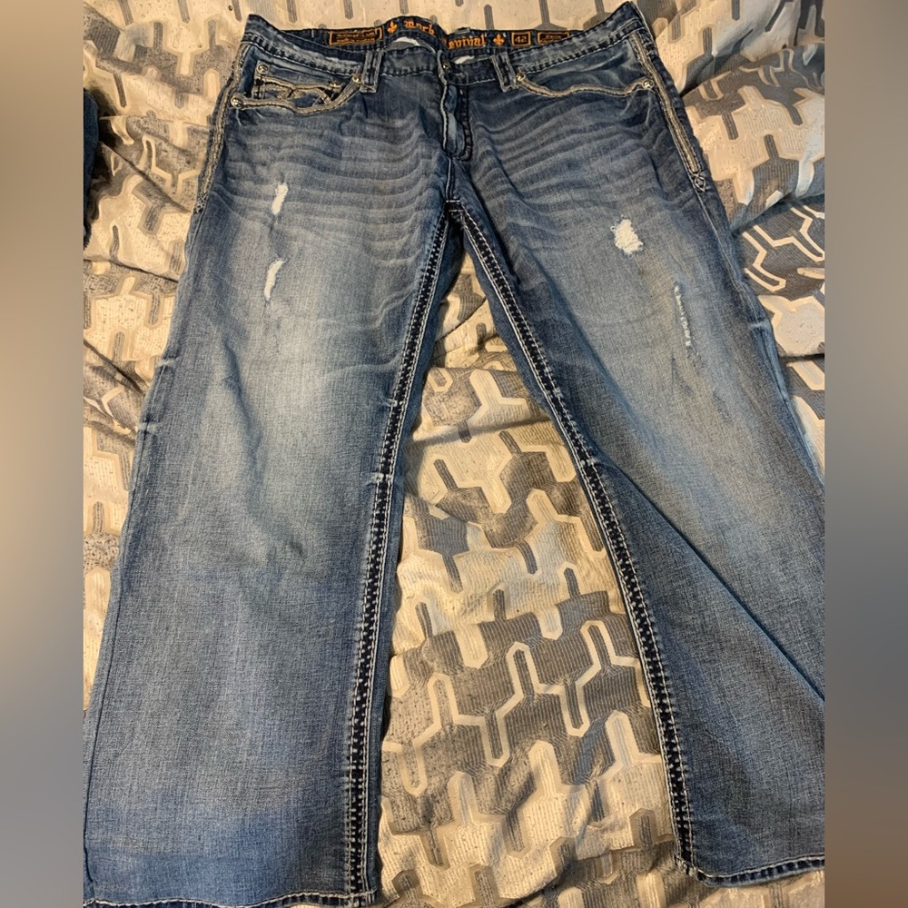 Rick revival size 42” style Kevin relax straight 28” inseam